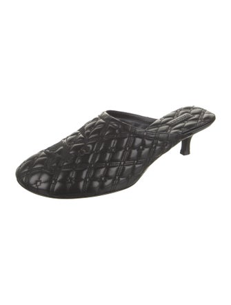 Burberry Leather Mules