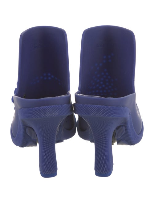 Burberry Rubber Lasercut Accents Mules