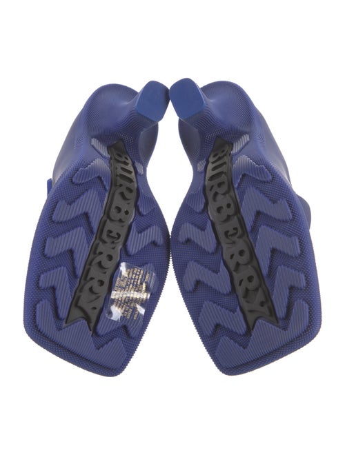 Burberry Rubber Lasercut Accents Mules