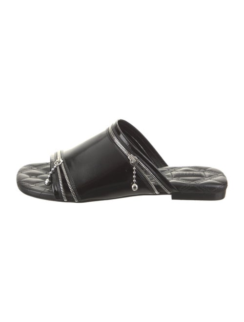 Burberry Leather Printed Slides