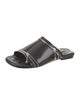 Burberry Leather Printed Slides