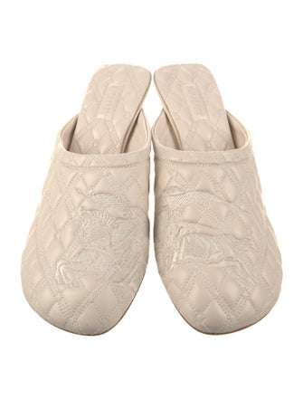 Burberry Leather Mules