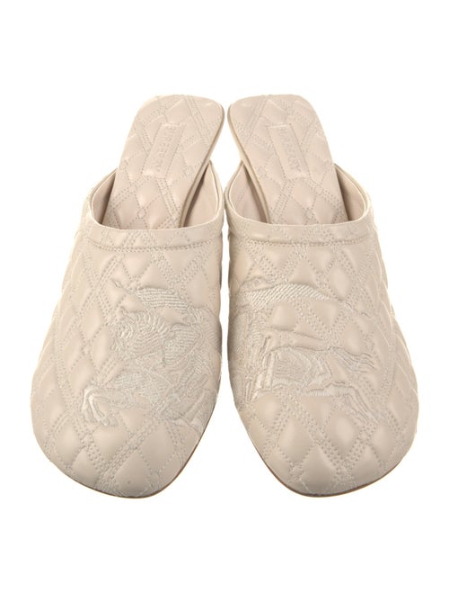 Burberry Leather Mules