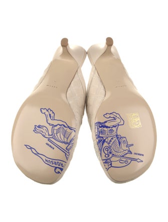 Burberry Leather Mules