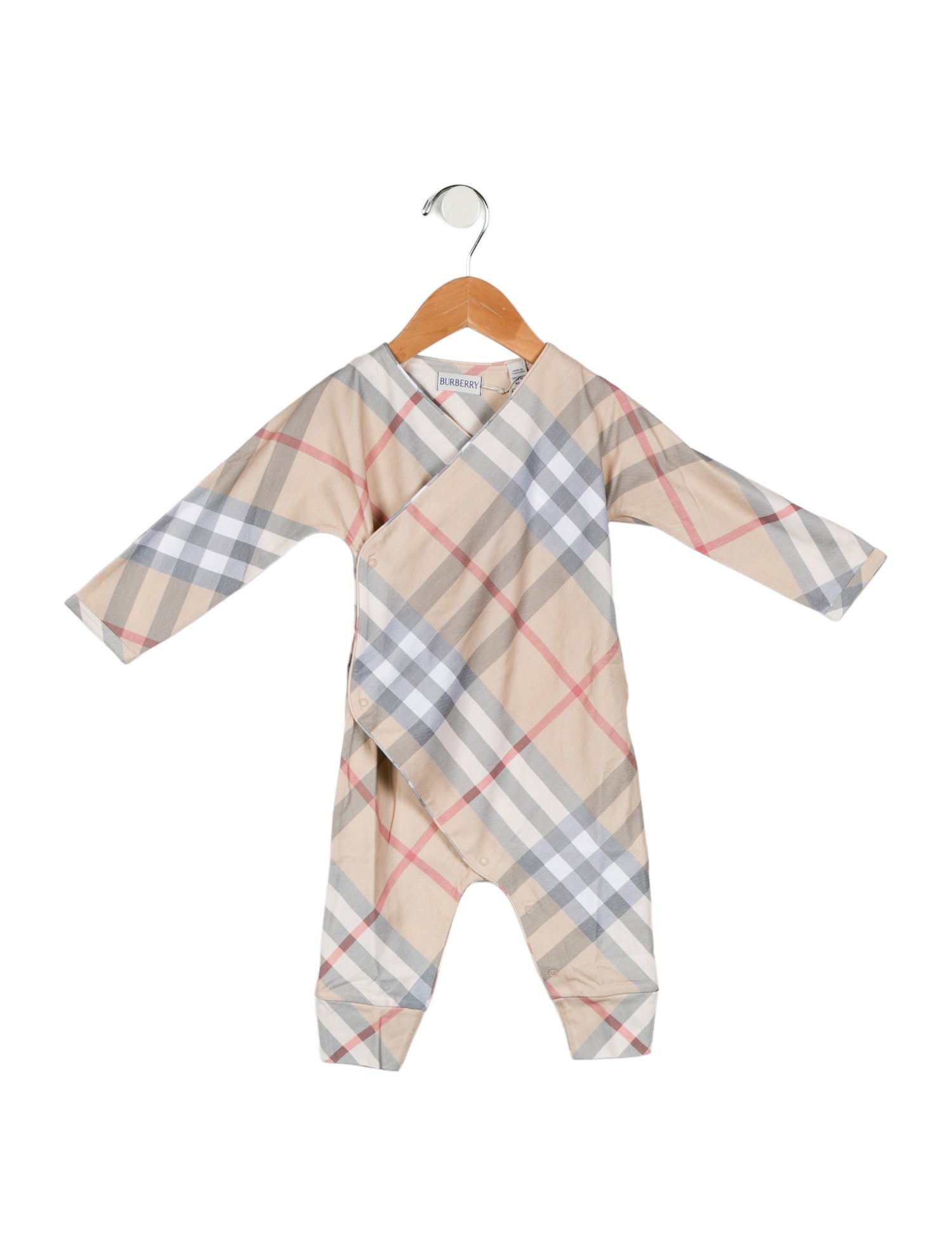 Burberry Infants' Checkprint One Piece w/Tags