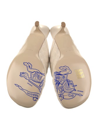 Burberry Leather Mules