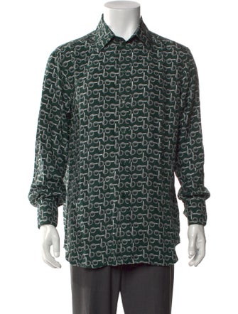 Burberry Silk Long Sleeve Shirt