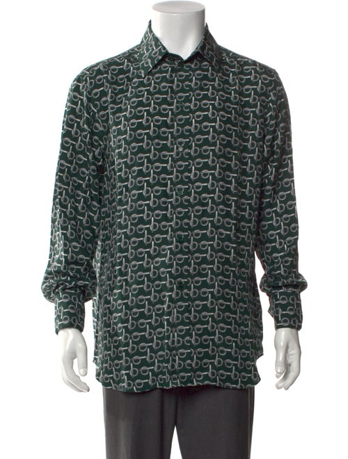 Burberry Silk Long Sleeve Shirt