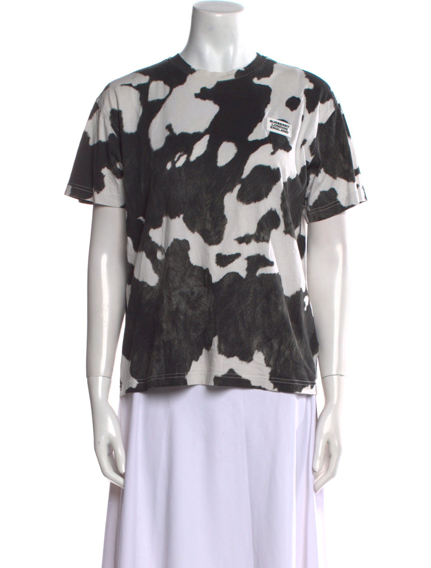 Burberry Printed Crew Neck T-Shirt