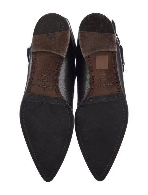 Burberry Quilted Pattern Leather Moto Boots