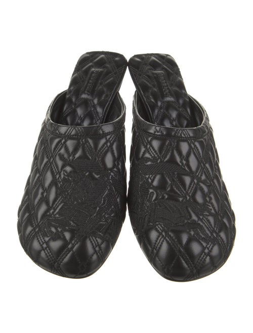 Burberry Leather Mules