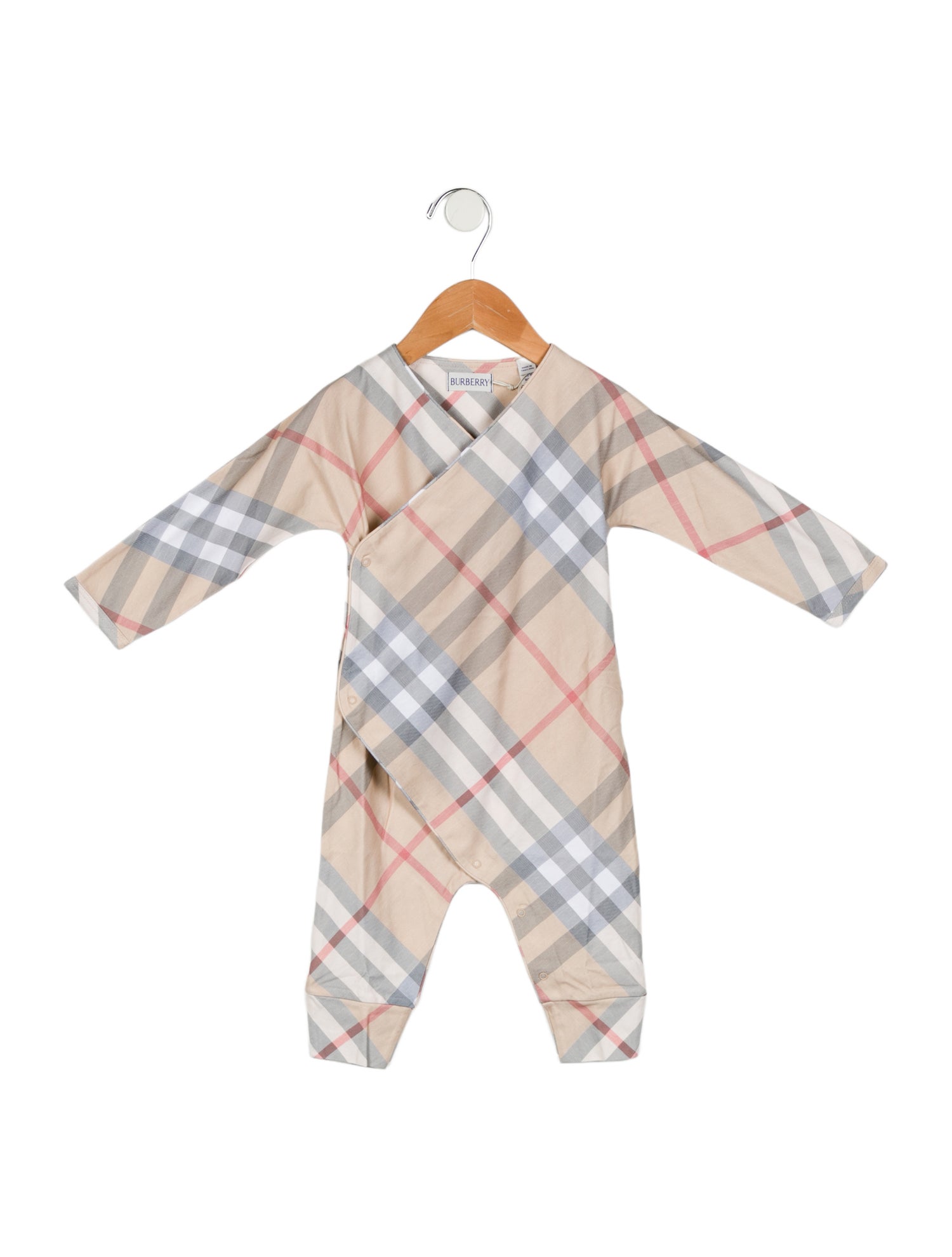 Burberry Infants' Checkprint One Piece w/Tags