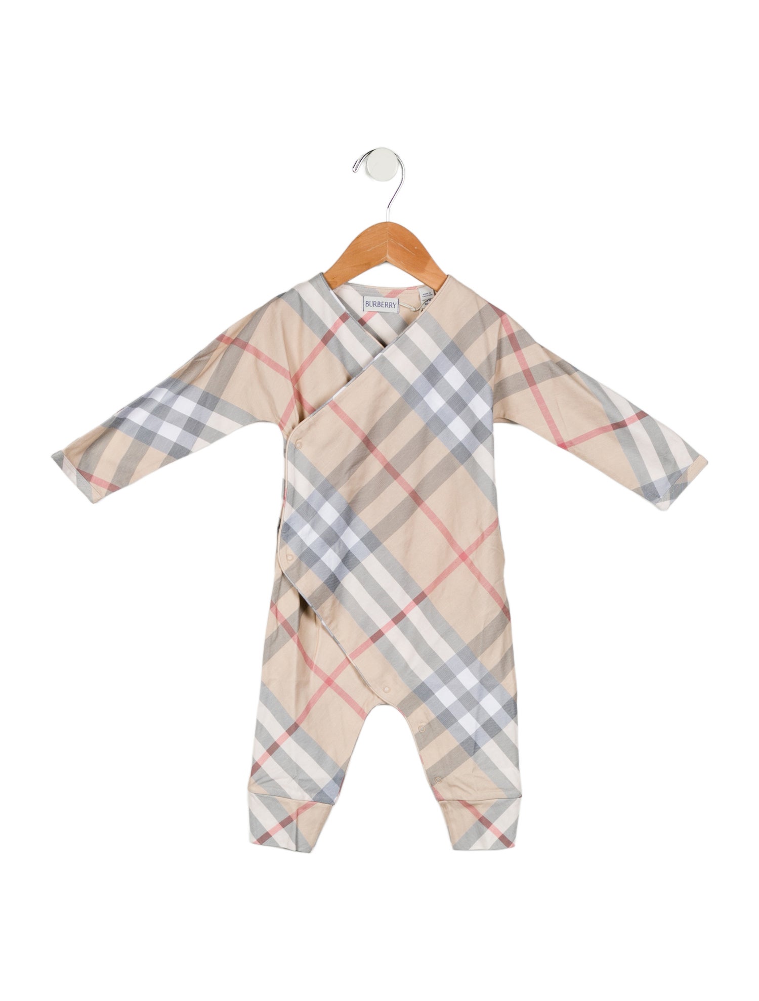Burberry Infants' Checkprint One Piece w/Tags