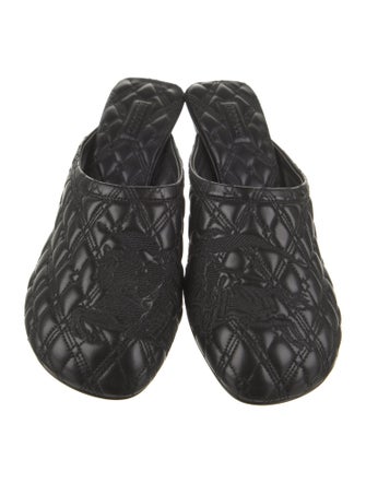 Burberry Leather Mules