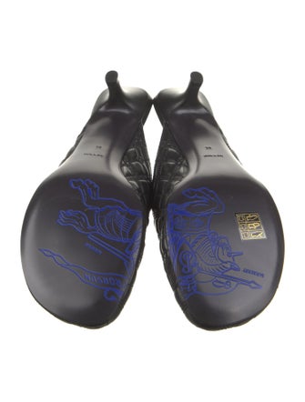 Burberry Leather Mules