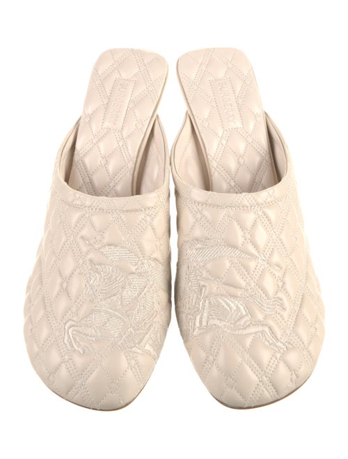Burberry Leather Mules