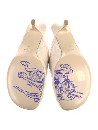Burberry Leather Mules