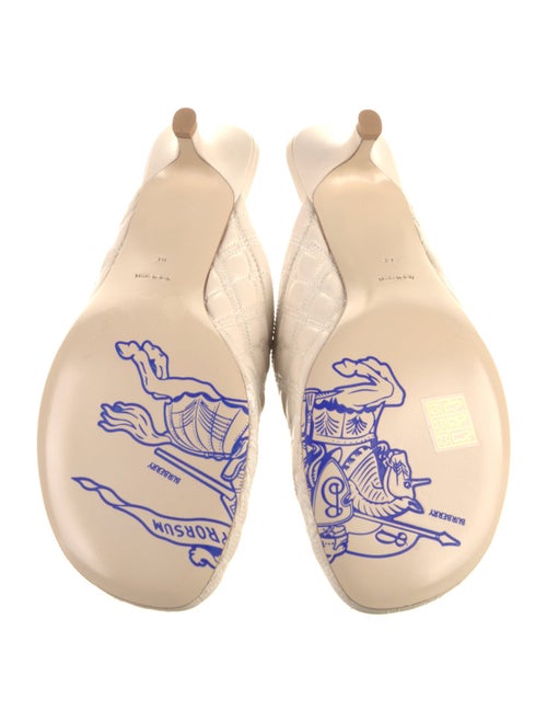 Burberry Leather Mules