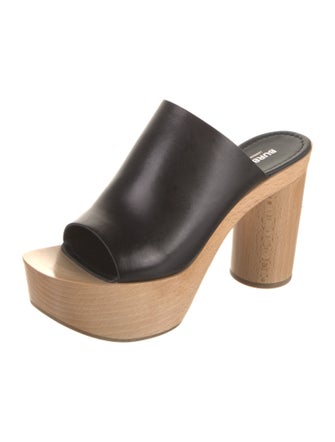 Burberry Leather Slides