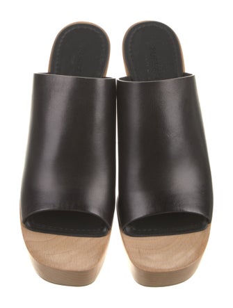 Burberry Leather Slides