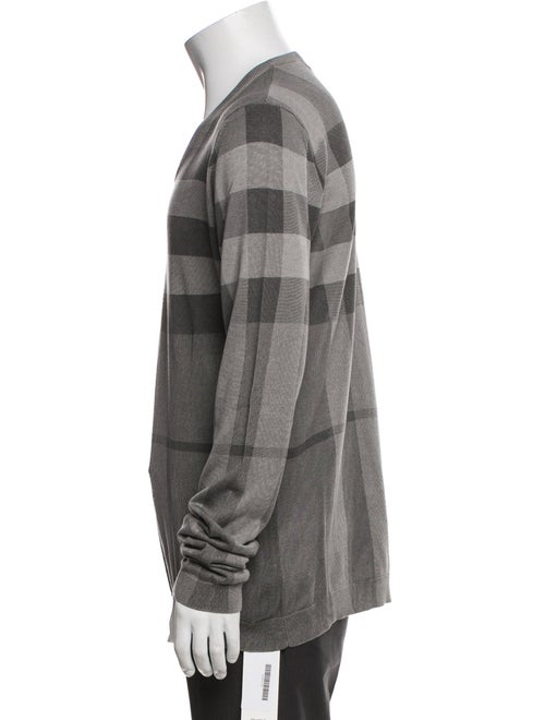 Burberry Exploded Check Pattern Silk Pullover