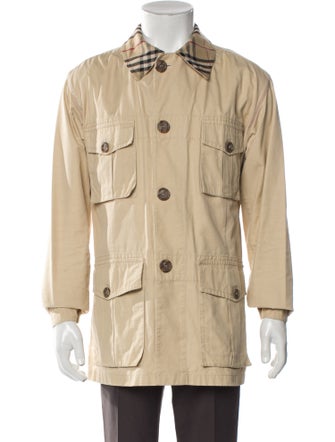 Burberry London Nova Check Pattern Utility Jacket