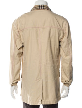 Burberry London Nova Check Pattern Utility Jacket