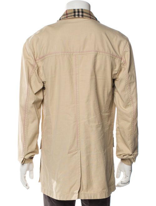 Burberry London Nova Check Pattern Utility Jacket