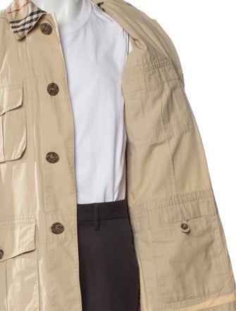 Burberry London Nova Check Pattern Utility Jacket