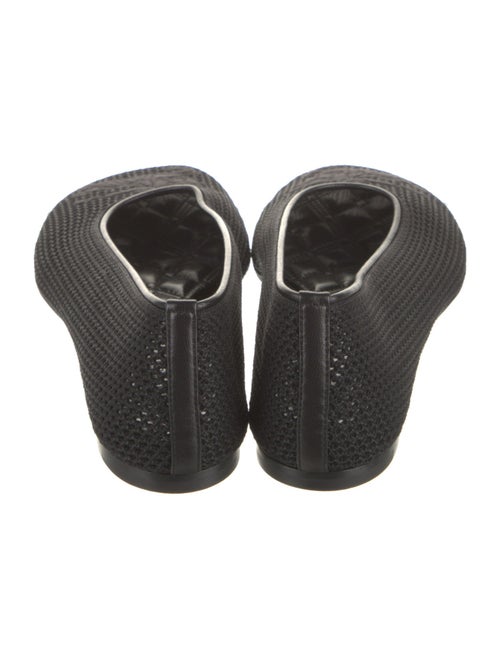Burberry Leather Mesh Accents Flats