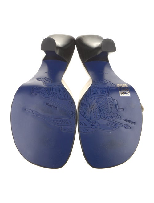 Burberry Leather Slides