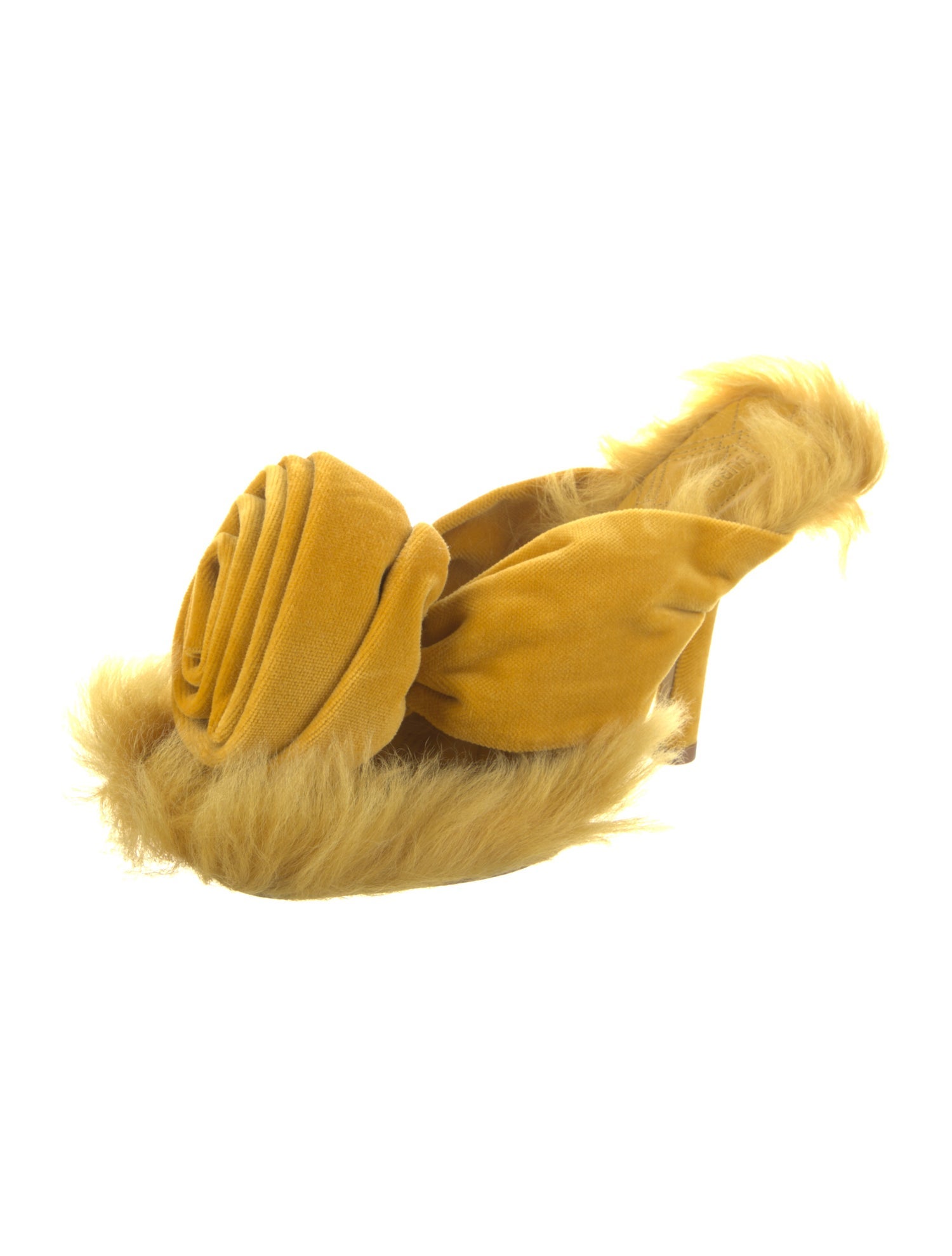 Burberry Velvet Slides