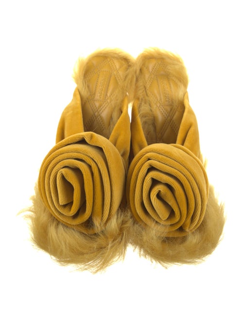 Burberry Velvet Slides