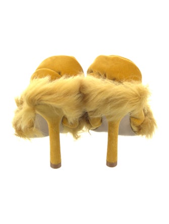 Burberry Velvet Slides