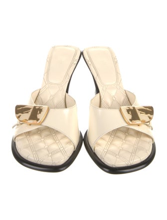 Burberry Leather Slides