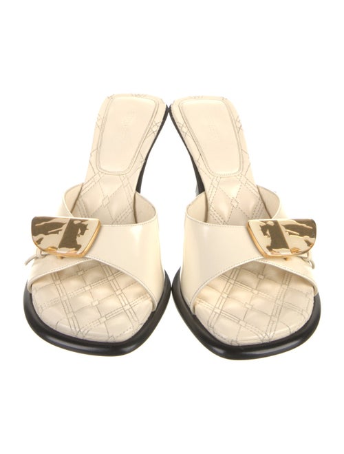 Burberry Leather Slides