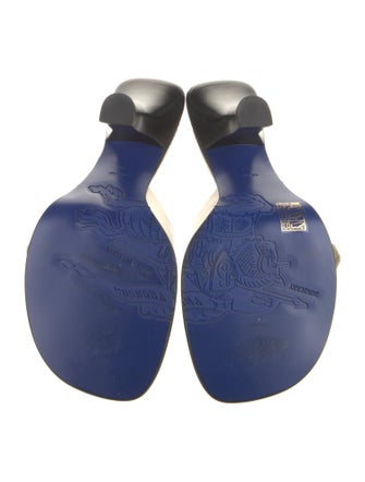 Burberry Leather Slides