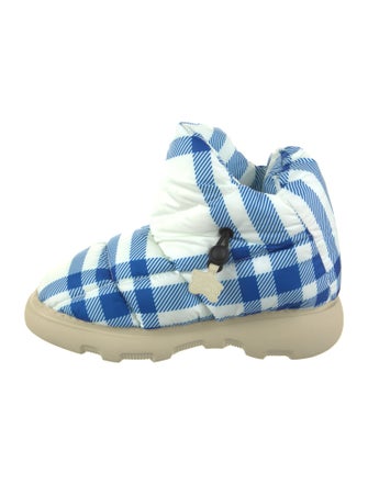 Burberry Nylon Printed Rain Boots