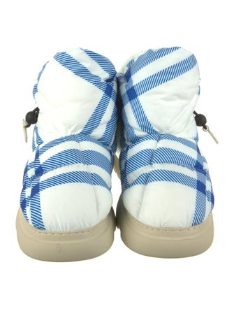 Burberry Nylon Printed Rain Boots