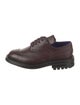 Burberry Leather Lasercut Accents Oxfords