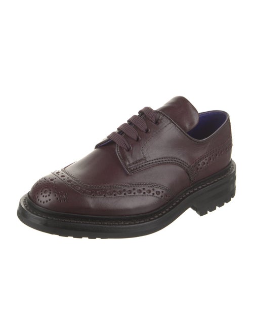 Burberry Leather Lasercut Accents Oxfords