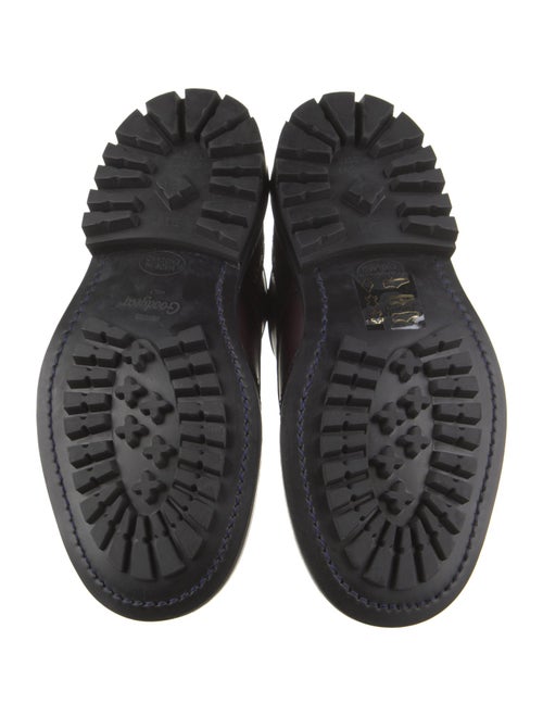 Burberry Leather Lasercut Accents Oxfords