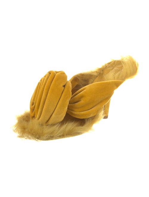 Burberry Velvet Slides