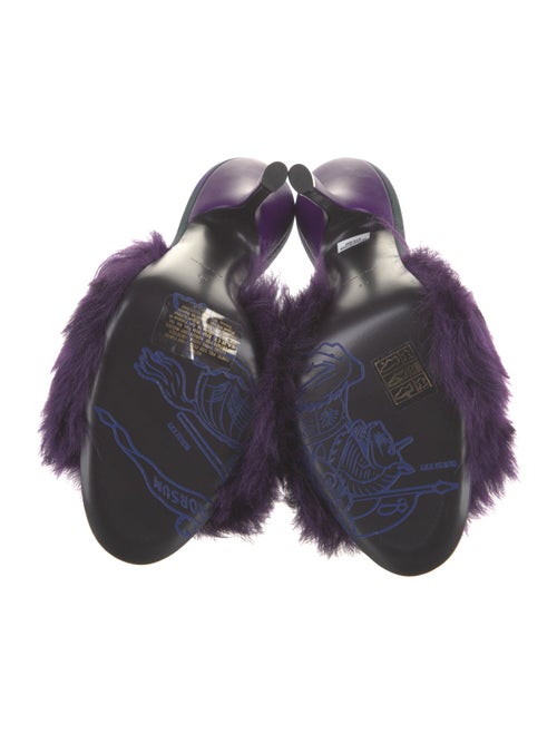 Burberry Leather Slides