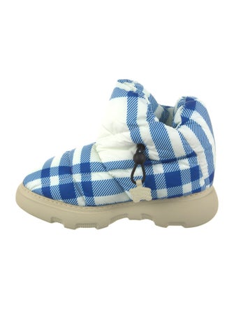 Burberry Nylon Printed Rain Boots