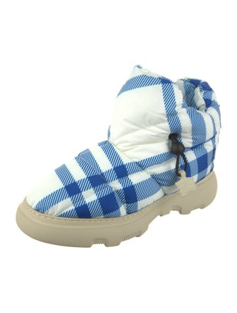 Burberry Nylon Printed Rain Boots