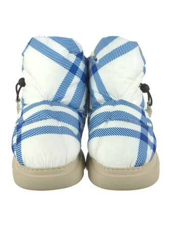 Burberry Nylon Printed Rain Boots