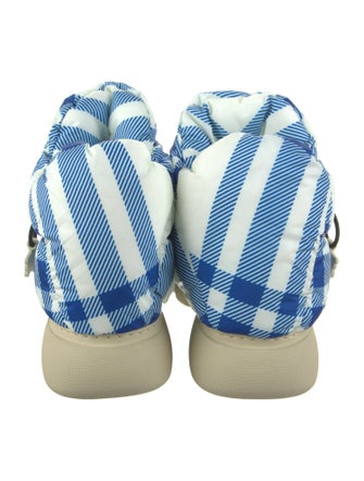 Burberry Nylon Printed Rain Boots