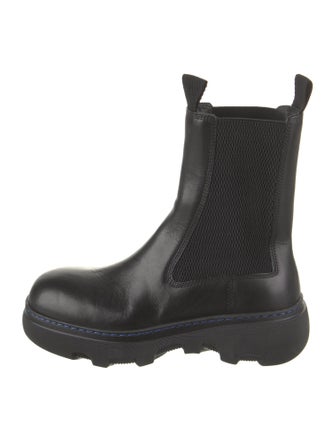 Burberry Leather Chelsea Boots