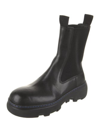 Burberry Leather Chelsea Boots